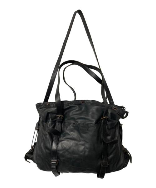 PATRICK STEPHAN（パトリックステファン）PATRICK STEPHAN (パトリックステファン) 2WAYショルダーバッグ アトリエバッグ ブラックの古着・服飾アイテム
