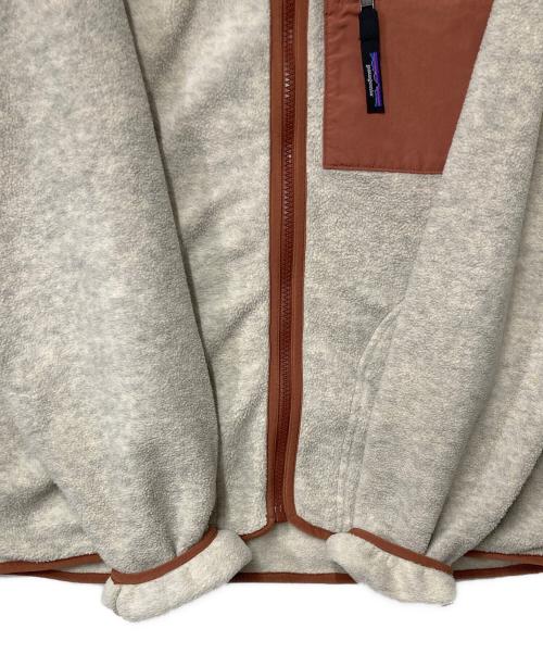 Patagonia（パタゴニア）Patagonia (パタゴニア) シンチラ・カーディガン ベージュ×ブラウン サイズ:Sの古着・服飾アイテム