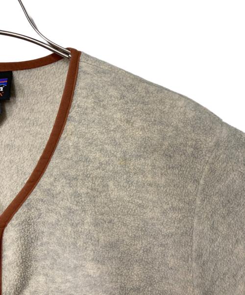 Patagonia（パタゴニア）Patagonia (パタゴニア) シンチラ・カーディガン ベージュ×ブラウン サイズ:Sの古着・服飾アイテム