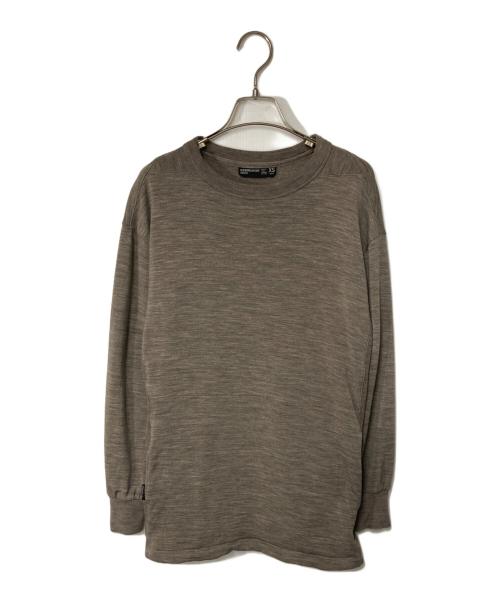 Icebreaker（アイスブレーカー）Icebreaker (アイスブレーカー) REAL FLEECE LS CREWE ブラウン サイズ:XSの古着・服飾アイテム