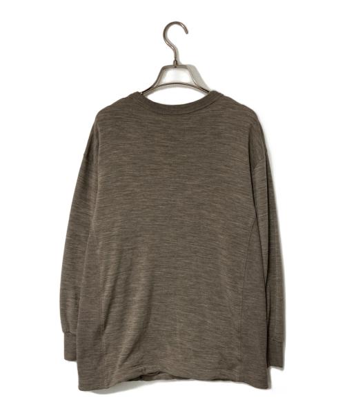 Icebreaker（アイスブレーカー）Icebreaker (アイスブレーカー) REAL FLEECE LS CREWE ブラウン サイズ:XSの古着・服飾アイテム