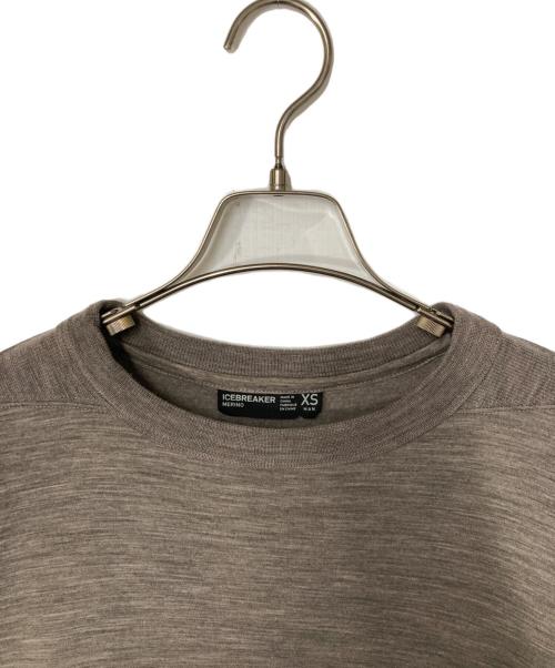 Icebreaker（アイスブレーカー）Icebreaker (アイスブレーカー) REAL FLEECE LS CREWE ブラウン サイズ:XSの古着・服飾アイテム