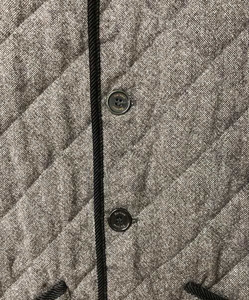 Barbour（バブアー）Barbour (バブアー) 襟コーデュロイキルティングジャケット グレー サイズ:36の古着・服飾アイテム