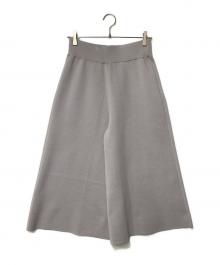 ANAYI（アナイ）の古着「ウールミラノリブニットパンツ」｜グレー