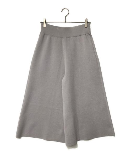 ANAYI（アナイ）ANAYI (アナイ) ウールミラノリブニットパンツ グレー サイズ:38 未使用品の古着・服飾アイテム