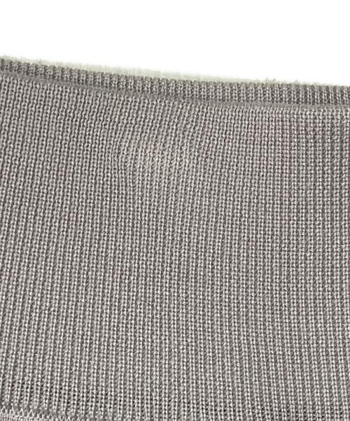 ANAYI（アナイ）ANAYI (アナイ) ウールミラノリブニットパンツ グレー サイズ:38 未使用品の古着・服飾アイテム