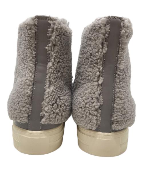 MAZELL（マゼル）MAZELL (マゼル) ボアハイカットスニーカー グレー サイズ:37の古着・服飾アイテム