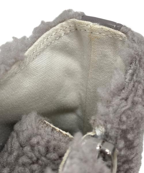 MAZELL（マゼル）MAZELL (マゼル) ボアハイカットスニーカー グレー サイズ:37の古着・服飾アイテム