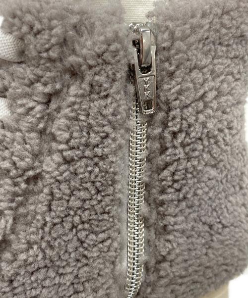 MAZELL（マゼル）MAZELL (マゼル) ボアハイカットスニーカー グレー サイズ:37の古着・服飾アイテム