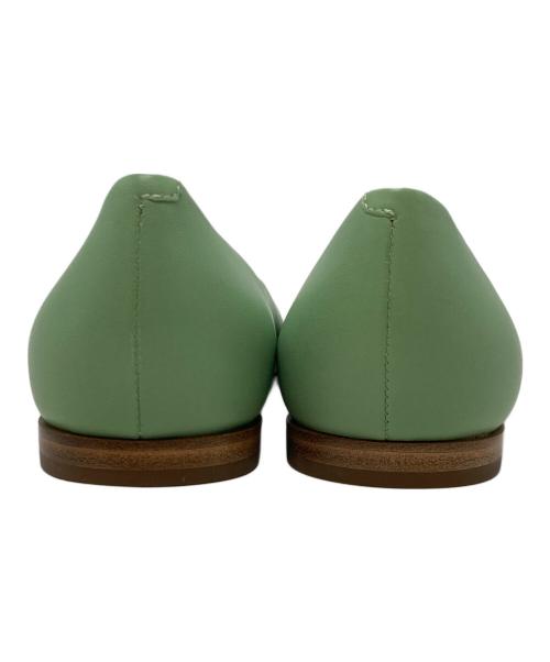 PELLICO（ペリーコ）PELLICO (ペリーコ) スクエアトゥーパンプス グリーン サイズ:36の古着・服飾アイテム