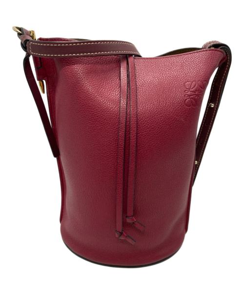 LOEWE（ロエベ）LOEWE (ロエベ) GATE BUCKET ゲート バケット ショルダーバッグ ピンクの古着・服飾アイテム