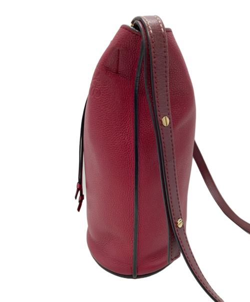 LOEWE（ロエベ）LOEWE (ロエベ) GATE BUCKET ゲート バケット ショルダーバッグ ピンクの古着・服飾アイテム