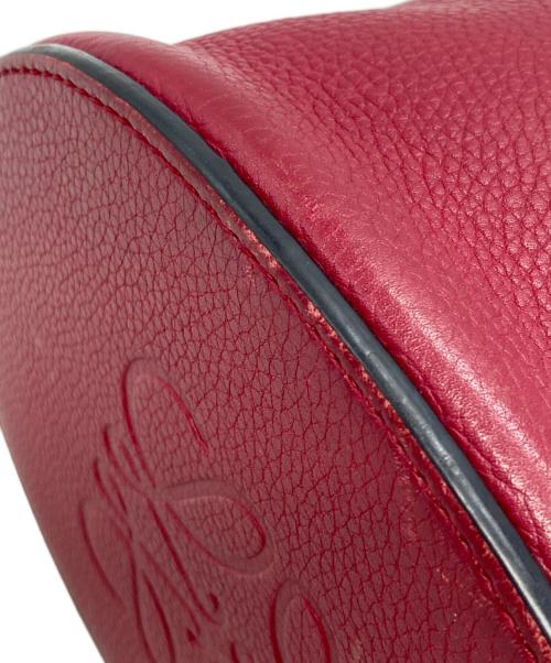 LOEWE（ロエベ）LOEWE (ロエベ) GATE BUCKET ゲート バケット ショルダーバッグ ピンクの古着・服飾アイテム