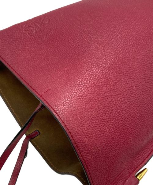 LOEWE（ロエベ）LOEWE (ロエベ) GATE BUCKET ゲート バケット ショルダーバッグ ピンクの古着・服飾アイテム