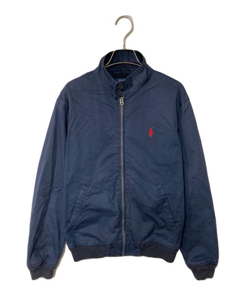 POLO RALPH LAUREN（ポロ・ラルフローレン）POLO RALPH LAUREN (ポロ・ラルフローレン) ポニー刺繍 ハリントンジャケット ネイビー サイズ:XSの古着・服飾アイテム