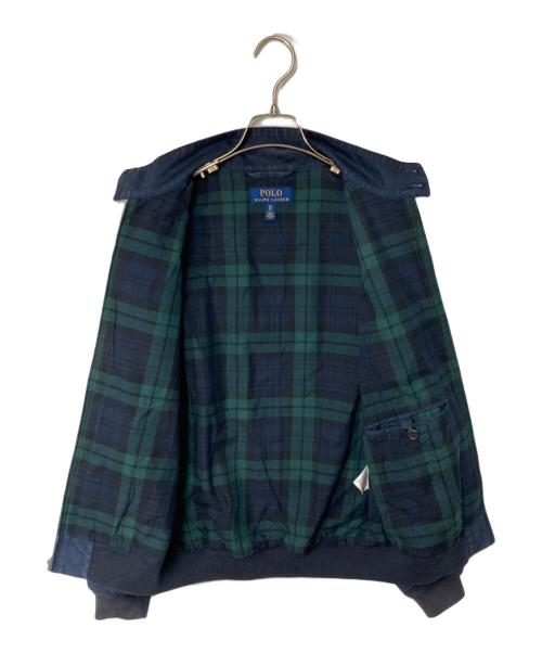 POLO RALPH LAUREN（ポロ・ラルフローレン）POLO RALPH LAUREN (ポロ・ラルフローレン) ポニー刺繍 ハリントンジャケット ネイビー サイズ:XSの古着・服飾アイテム