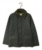 Barbour×SHIPSバブアー×シップス）の古着「別注キルティングジャケット」｜グレー×カーキ