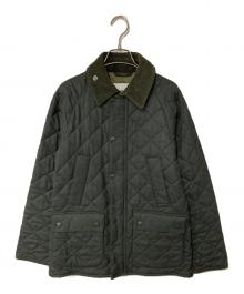 Barbour×SHIPS（バブアー×シップス）の古着「別注キルティングジャケット」｜グレー×カーキ