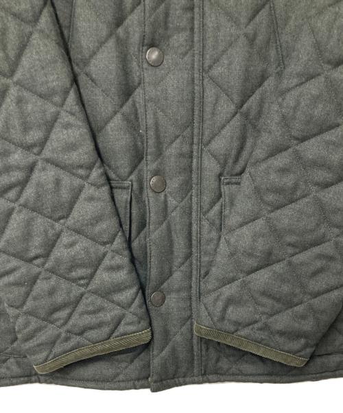 Barbour（バブアー）Barbour (バブアー) SHIPS (シップス) 別注キルティングジャケット グレー×カーキ サイズ:34の古着・服飾アイテム