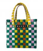 MARNIマルニ）の古着「マイクロバスケットバッグ」｜グリーン×イエロー