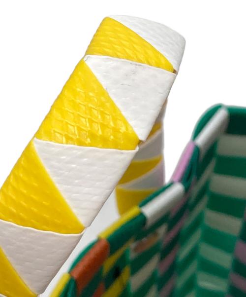 MARNI（マルニ）MARNI (マルニ) マイクロバスケットバッグ グリーン×イエローの古着・服飾アイテム