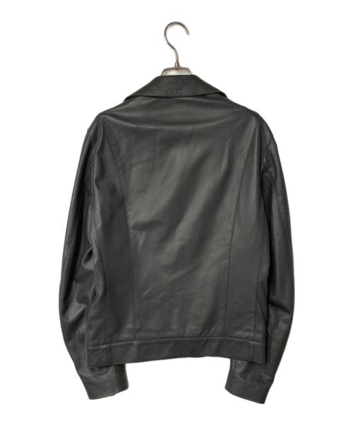 HEDIN（エディン）HEDIN (エディン) FEBE シープスキンダブルライダース グレー サイズ:46の古着・服飾アイテム