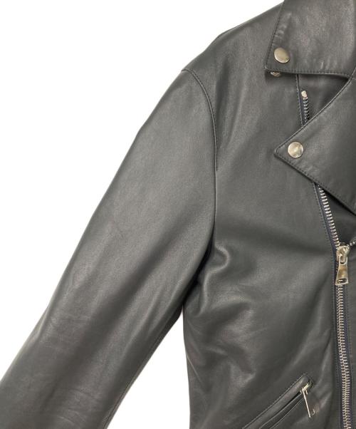 HEDIN（エディン）HEDIN (エディン) FEBE シープスキンダブルライダース グレー サイズ:46の古着・服飾アイテム
