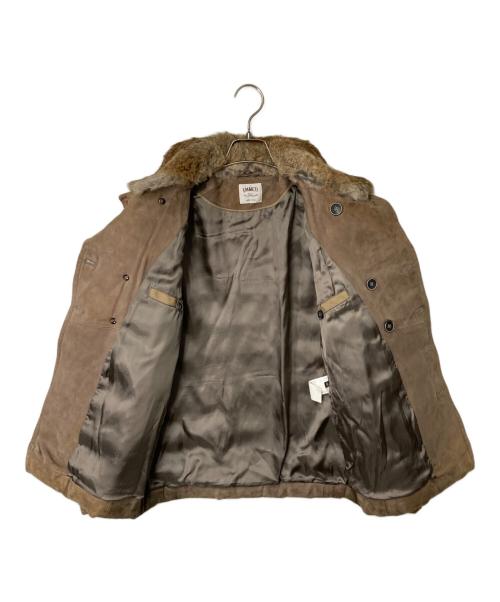 EMMETI（エンメティ）EMMETI (エンメティ) CRISTIANO スエードダウンジャケット ブラウン サイズ:46の古着・服飾アイテム