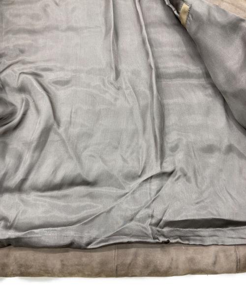 EMMETI（エンメティ）EMMETI (エンメティ) CRISTIANO スエードダウンジャケット ブラウン サイズ:46の古着・服飾アイテム