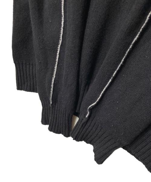 C.P COMPANY（シーピーカンパニー）C.P COMPANY (シーピーカンパニー) 06AW ハーフジップニット ブラック×グレー サイズ:50の古着・服飾アイテム