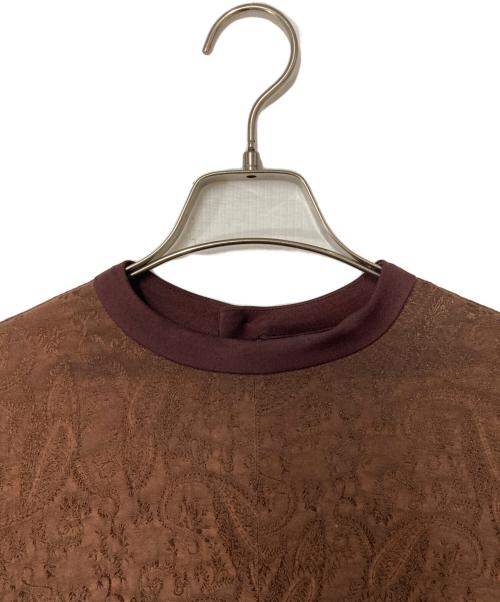 TODAYFUL（トゥデイフル）TODAYFUL (トゥデイフル) Jacquard Standcollar Blouse ブラウン サイズ:Freeの古着・服飾アイテム