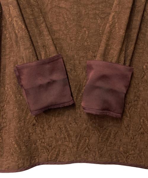 TODAYFUL（トゥデイフル）TODAYFUL (トゥデイフル) Jacquard Standcollar Blouse ブラウン サイズ:Freeの古着・服飾アイテム