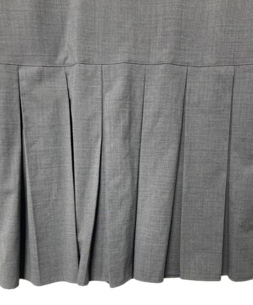 FRED PERRY（フレッドペリー）FRED PERRY (フレッドペリー) プリーツバックシャツドレス グレー サイズ:36の古着・服飾アイテム