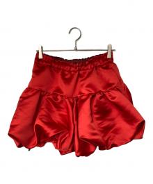 POSY（ポージー）の古着「POSY duck balloon short pants」｜レッド