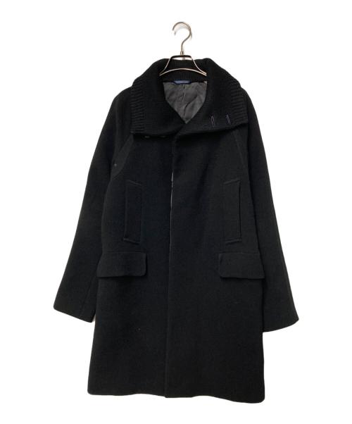 PAUL SMITH（ポールスミス）PAUL SMITH (ポールスミス) スタンドカラーニットコート ブラック サイズ:Ｍの古着・服飾アイテム