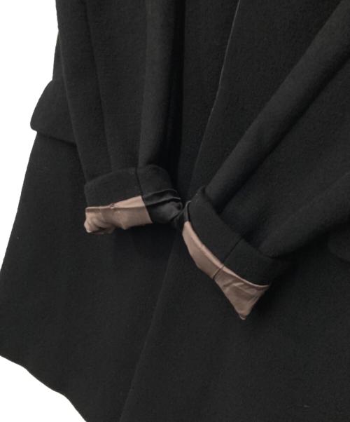 PAUL SMITH（ポールスミス）PAUL SMITH (ポールスミス) スタンドカラーニットコート ブラック サイズ:Ｍの古着・服飾アイテム