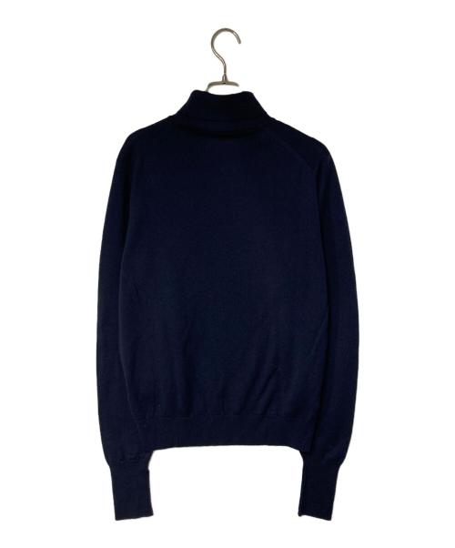 JOHN SMEDLEY（ジョンスメドレー）JOHN SMEDLEY (ジョンスメドレー) ウールタートルネックニット ネイビー サイズ:Sの古着・服飾アイテム