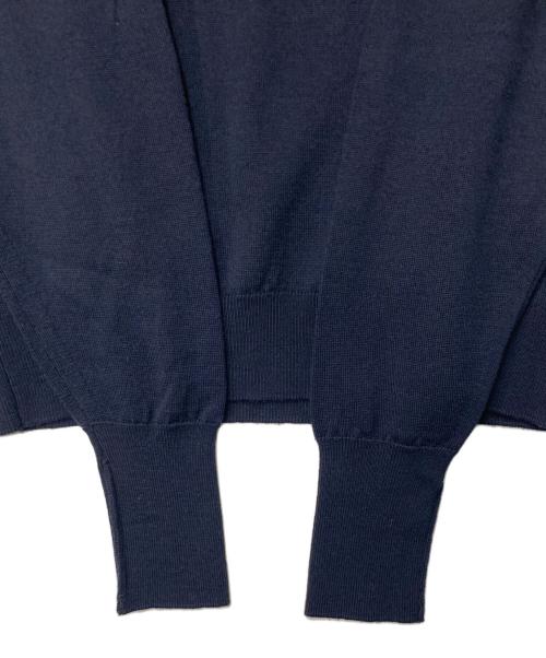 JOHN SMEDLEY（ジョンスメドレー）JOHN SMEDLEY (ジョンスメドレー) ウールタートルネックニット ネイビー サイズ:Sの古着・服飾アイテム