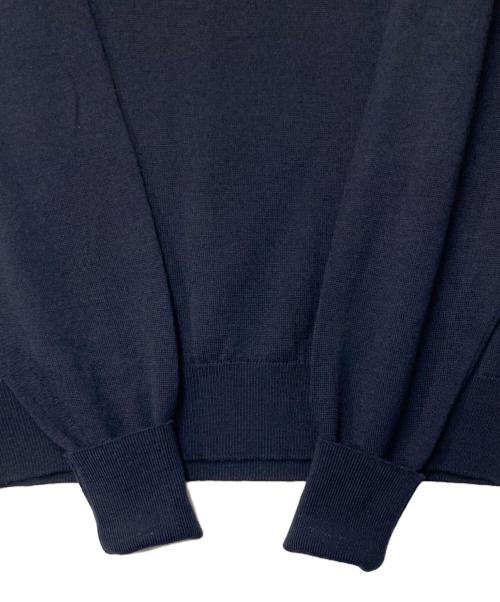 JOHN SMEDLEY（ジョンスメドレー）JOHN SMEDLEY (ジョンスメドレー) ウールタートルネックニット ネイビー サイズ:Sの古着・服飾アイテム