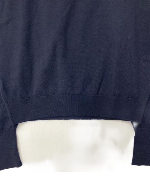 JOHN SMEDLEY（ジョンスメドレー）JOHN SMEDLEY (ジョンスメドレー) ウールタートルネックニット ネイビー サイズ:Sの古着・服飾アイテム