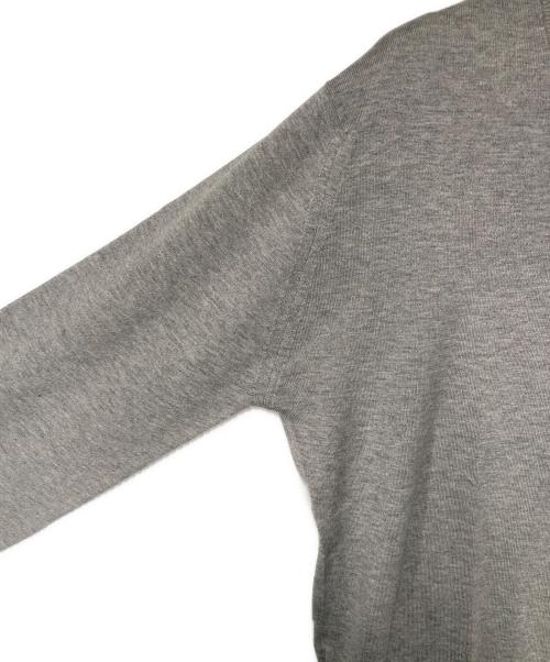 JOHN SMEDLEY（ジョンスメドレー）JOHN SMEDLEY (ジョンスメドレー) SEA ISLAND COTTON Vネックニット グレー サイズ:Sの古着・服飾アイテム