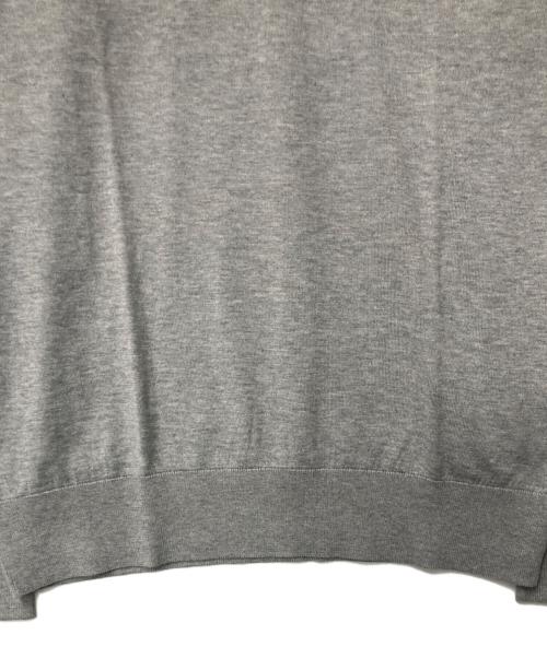JOHN SMEDLEY（ジョンスメドレー）JOHN SMEDLEY (ジョンスメドレー) SEA ISLAND COTTON Vネックニット グレー サイズ:Sの古着・服飾アイテム