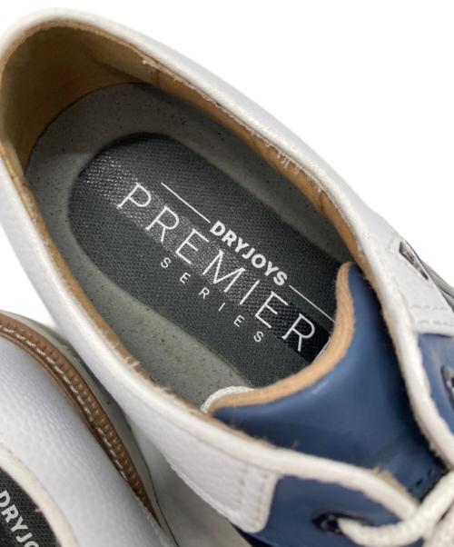 FOOT-JOY（フットジョイ）Foot-Joy (フットジョイ) DRYJOYS PREMIERE PACKARD Laced ゴルフシューズ ホワイト×ネイビー サイズ:JP24.5/USA6 1/2の古着・服飾アイテム