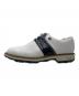 Foot-Joy (フットジョイ) DRYJOYS PREMIERE PACKARD Laced ゴルフシューズ ホワイト×ネイビー サイズ:JP24.5/USA6 1/2：8000円