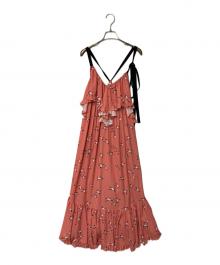 styling/（スタイリング）の古着「総柄ワンピース」｜オレンジ