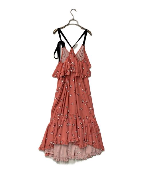 styling/（スタイリング）styling/ (スタイリング) 総柄ワンピース オレンジ サイズ:FREEの古着・服飾アイテム