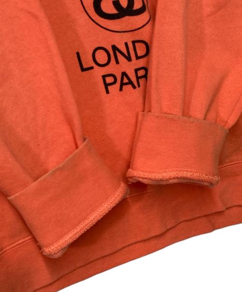 stussy（ステューシー）stussy (ステューシー) ロゴスウェット USA製 オレンジ サイズ:Mの古着・服飾アイテム