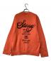 stussy (ステューシー) ロゴスウェット USA製 オレンジ サイズ:M：7000円
