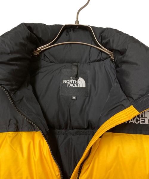 THE NORTH FACE（ザ ノース フェイス）THE NORTH FACE (ザ ノース フェイス) Short Nuptse JKT ブラック×イエロー サイズ:Ｍの古着・服飾アイテム