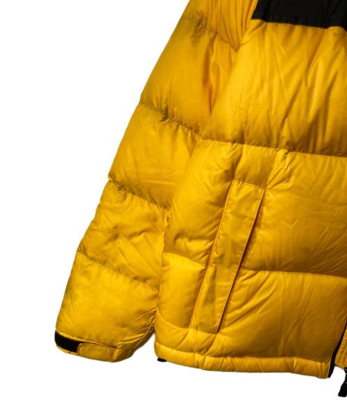 THE NORTH FACE（ザ ノース フェイス）THE NORTH FACE (ザ ノース フェイス) Short Nuptse JKT ブラック×イエロー サイズ:Ｍの古着・服飾アイテム